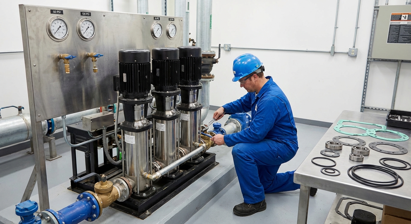 تصليح مضخات الدفع (Booster) في الرياض