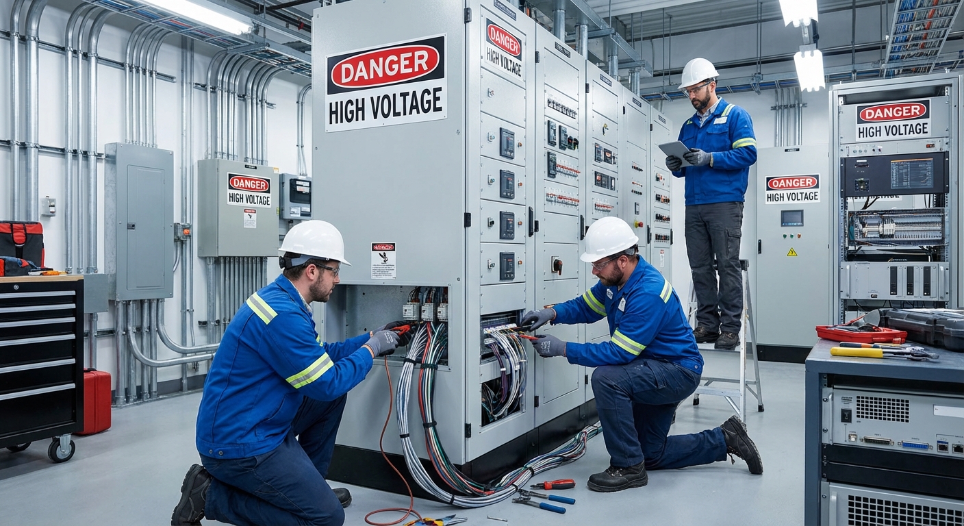 تركيب لوحات تحكم - روائع الكريستال