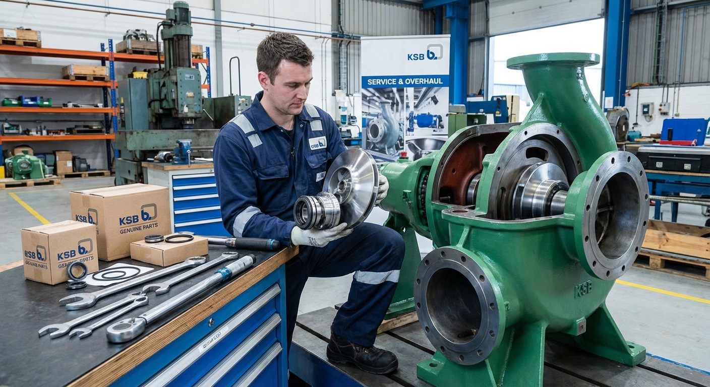 صيانة مضخات KSB الألمانية