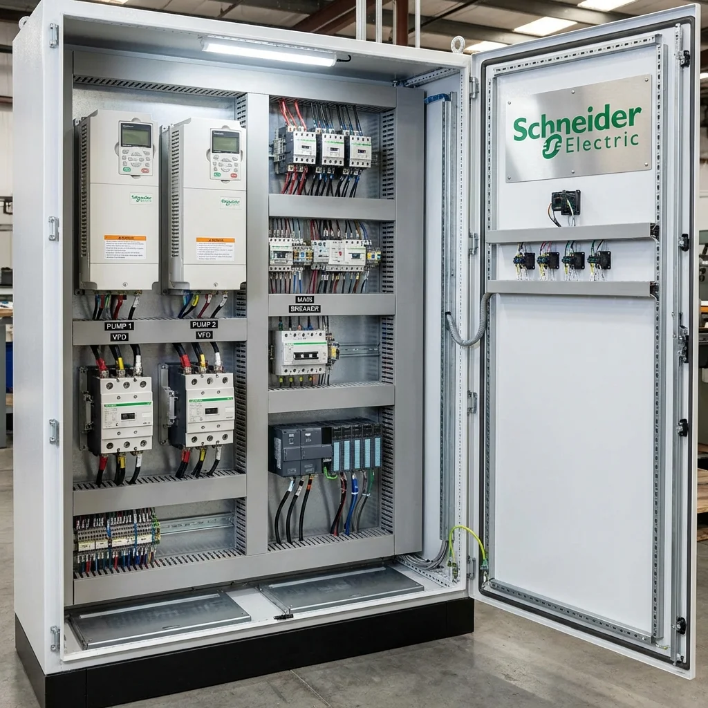لوحات تحكم المضخات - VFD وستار دلتا