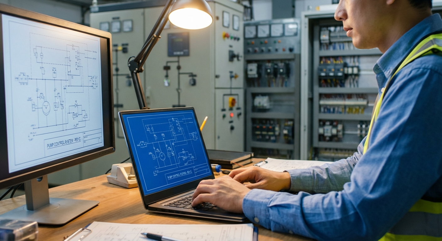 تصميم أنظمة تحكم المضخات - هندسة كهربائية