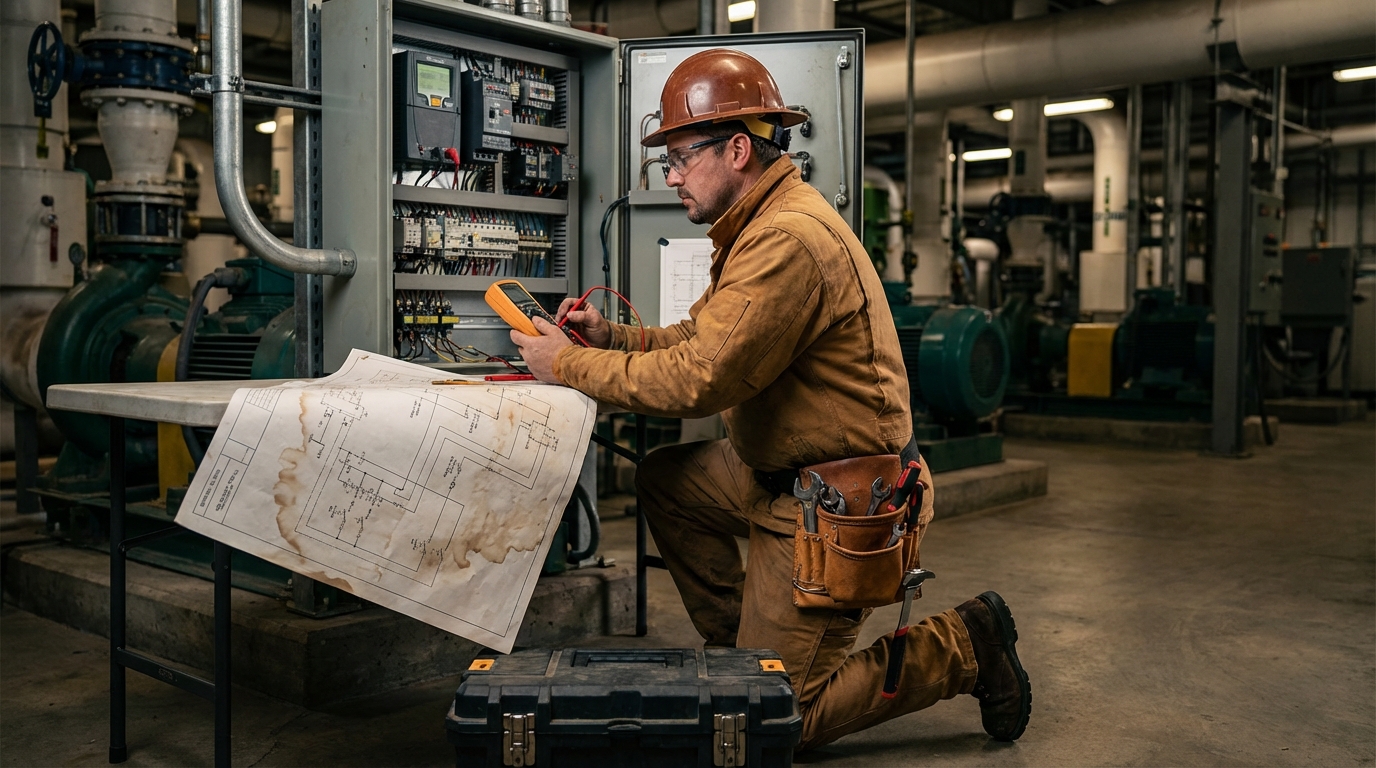 أعطال لوحات المضخات وحلولها - دليل الصيانة