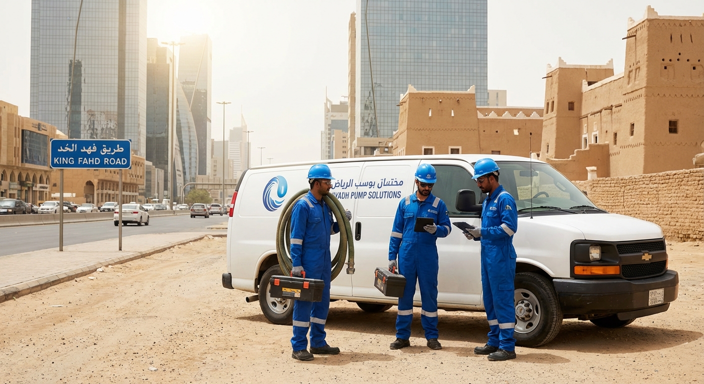 خدمات مضخات المياه في الرياض