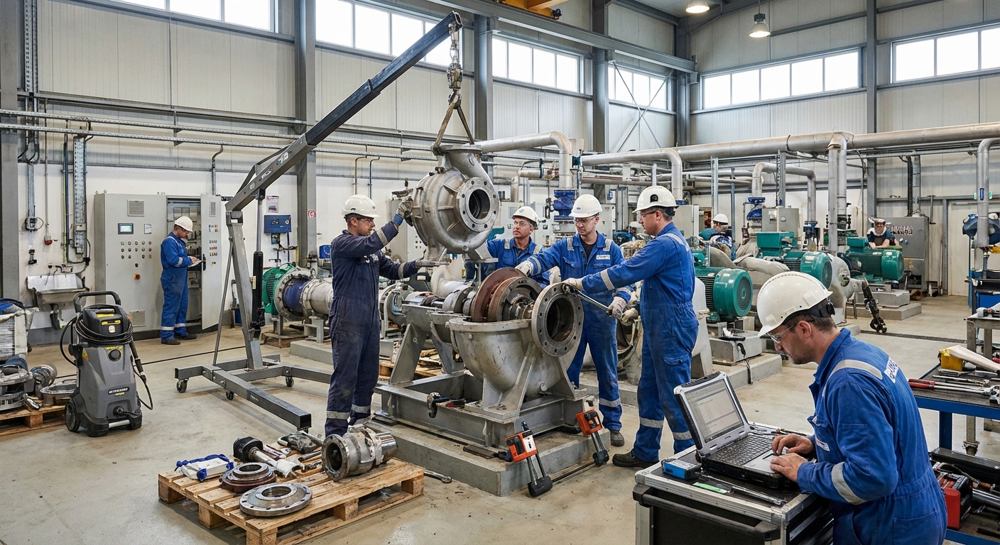 صيانة أنظمة الضخ - عقود سنوية