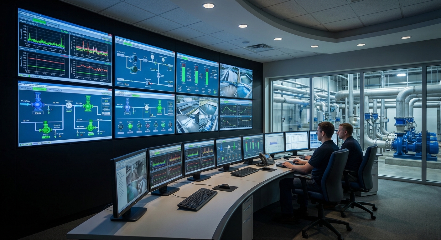 أنظمة SCADA للمضخات - إدارة مركزية