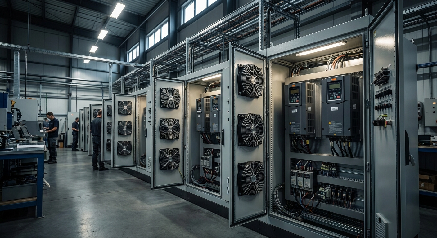 لوحات تحكم VFD - التحكم بسرعة المضخات - روائع الكريستال