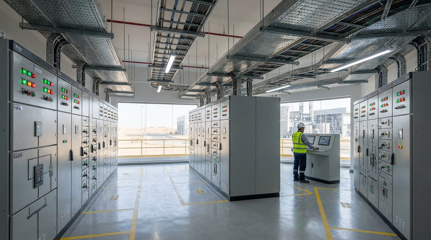 دور الكهرباء الصناعية في تطوير المصانع - برلينت سيرف الرياض